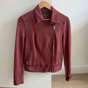 Level 99 velvet jacket from evereve with sweatshirt lining